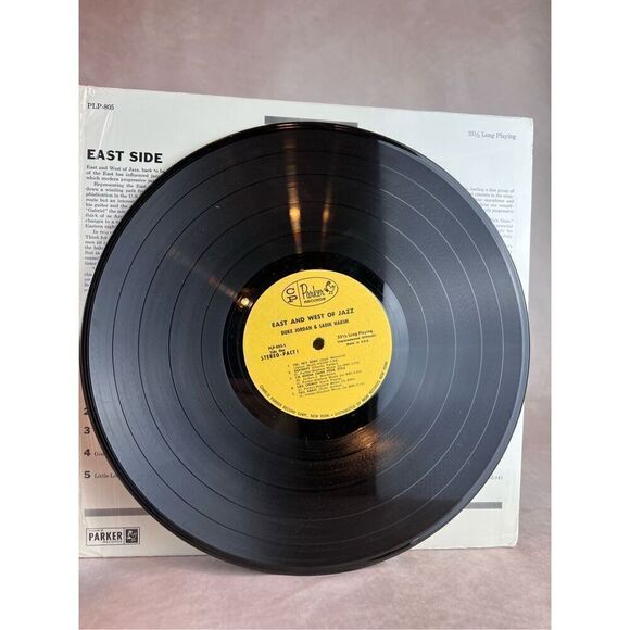 Vintage EAST and WEST of JAZZ Duke Jordan Sadik Hakim Vinyl LP PARKER Records - Picture 5 of 5
